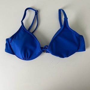 Xhilaration Blue Underwire Bikini Top